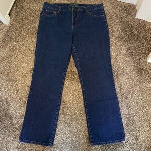 Ralph Lauren LRL Lauren Jeans Co. Women’s Straight Leg Jeans Sz 16